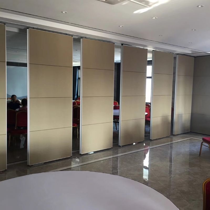 潍坊酒店宴会厅包厢 移动屏风隔断墙 会议厅可折叠隔断墙