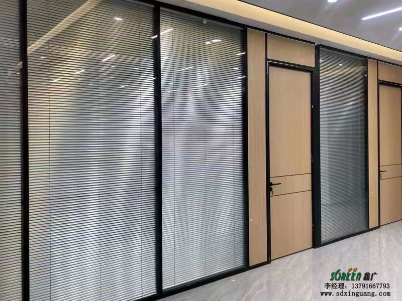 鑫广全景隔断墙 办公楼玻璃隔断 承接设计安装 质量保证