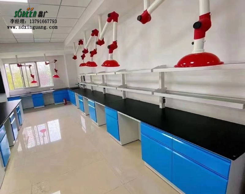 潍坊实验台厂家全钢实验台 化验室操作台 pp排风罩