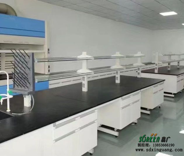 鑫广实验室全钢实验台 化学操作台 化学试剂架