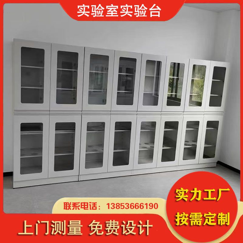 山东实验台实验室化学仪器柜玻璃门器皿柜试剂柜厂家